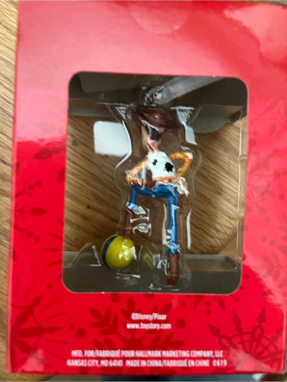 Hallmark Woody Figurine Ornament in Yellow, Blue, Brown - Picture 2 of 2